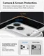 Spigen Ultra Hybrid MagFit iPhone 18 Pro / 17 Pro Hoesje MagSafe Clear Wit afbeelding 5