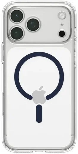 Spigen Ultra Hybrid MagFit iPhone 18 Pro / 17 Pro Hoesje MagSafe Clear Blauw afbeelding 11