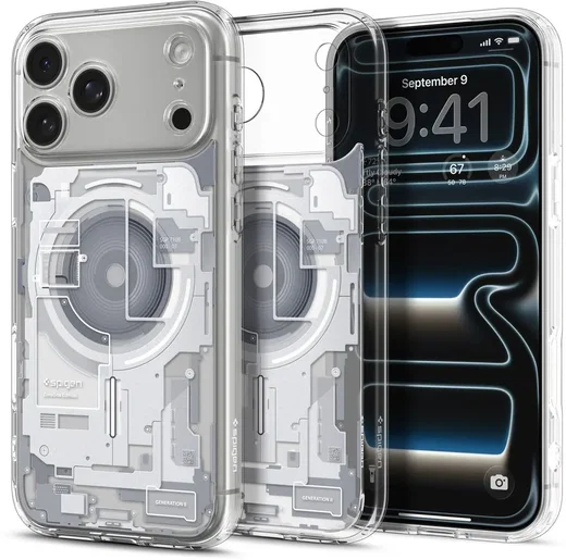 Spigen Ultra Hybrid MagFit iPhone 18 Pro / 17 Pro Hoesje MagSafe Zero One Wit afbeelding 2