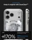 Spigen Ultra Hybrid MagFit iPhone 18 Pro / 17 Pro Hoesje MagSafe Zero One Wit afbeelding 3