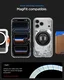 Spigen Ultra Hybrid MagFit iPhone 18 Pro / 17 Pro Hoesje MagSafe Zero One Wit afbeelding 6