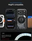 Spigen Ultra Hybrid MagFit iPhone 18 Pro / 17 Pro Hoesje MagSafe Zero One Zwart afbeelding 6