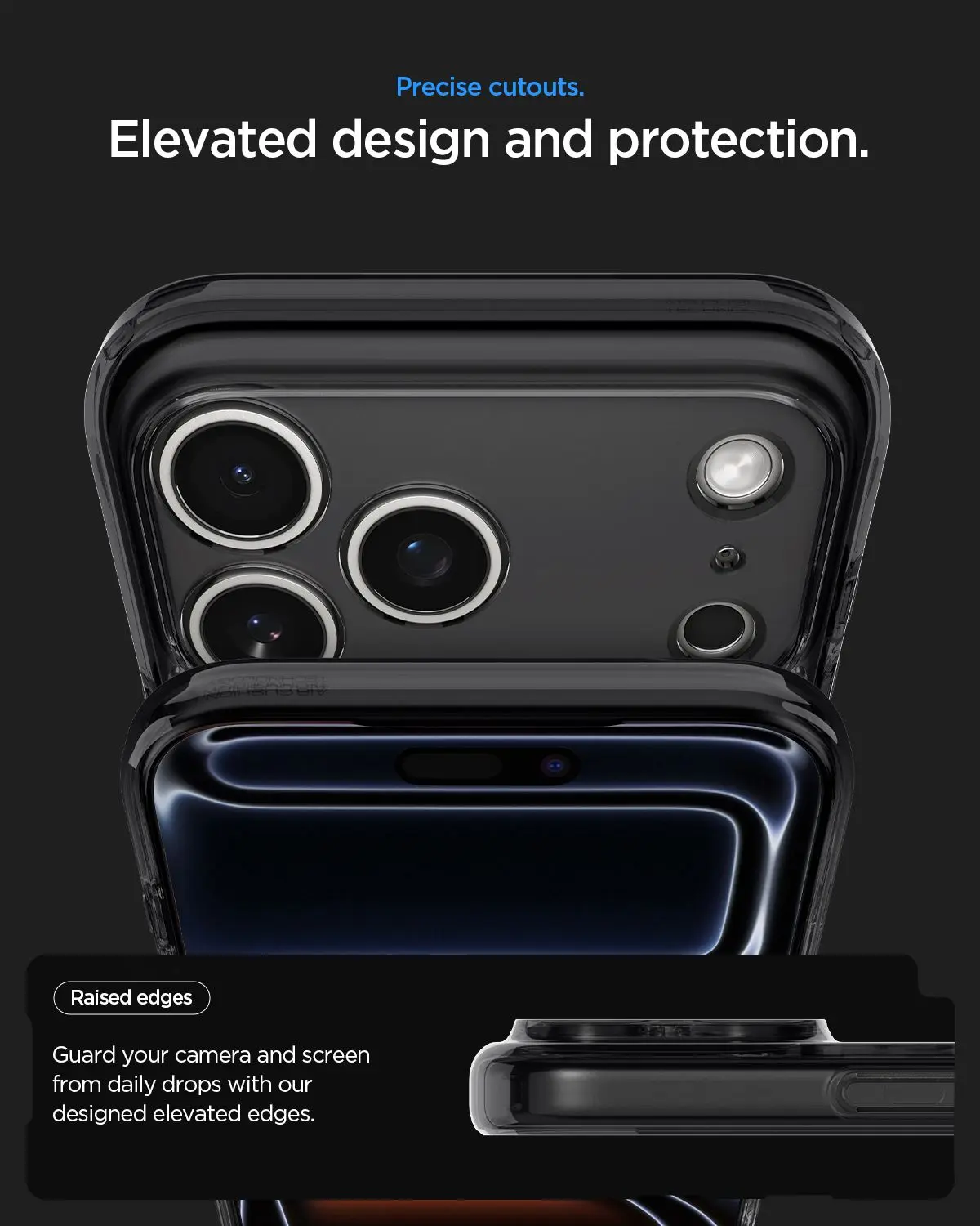 Spigen Ultra Hybrid MagFit iPhone 18 Pro / 17 Pro Hoesje MagSafe Zero One Zwart afbeelding 7
