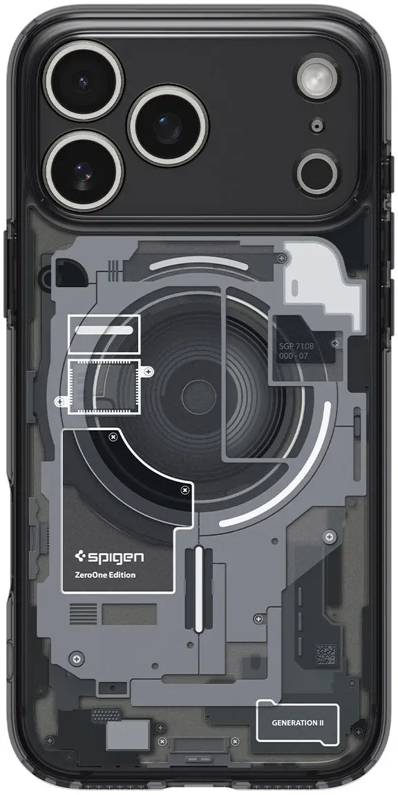 Spigen Ultra Hybrid MagFit iPhone 18 Pro / 17 Pro Hoesje MagSafe Zero One Zwart afbeelding 9