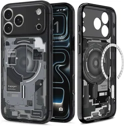 Spigen Ultra Hybrid MagFit iPhone 18 Pro / 17 Pro Hoesje MagSafe Zero One Zwart afbeelding