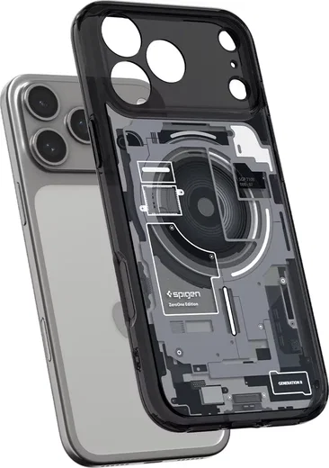 Spigen Ultra Hybrid MagFit iPhone 18 Pro / 17 Pro Hoesje MagSafe Zero One Zwart afbeelding 10