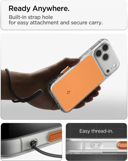Spigen Ultra Hybrid T Apple iPhone 18 Pro / 17 Pro Hoesje MagSafe Oranje afbeelding 9