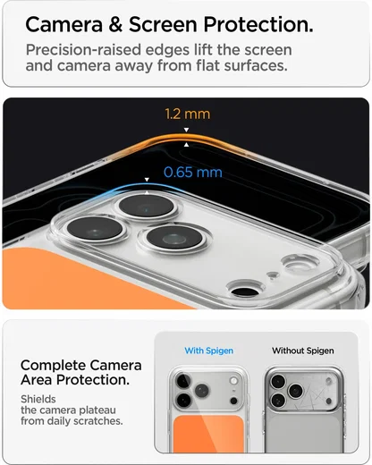 Spigen Ultra Hybrid T Apple iPhone 18 Pro / 17 Pro Hoesje MagSafe Oranje afbeelding 8