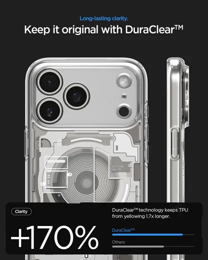 Spigen Ultra Hybrid MagFit iPhone 18 Pro / 17 Pro Hoesje MagSafe Titanium afbeelding 3