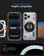 Spigen Ultra Hybrid MagFit iPhone 18 Pro / 17 Pro Hoesje MagSafe Titanium afbeelding 6