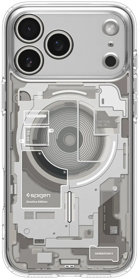 Spigen Ultra Hybrid MagFit iPhone 18 Pro / 17 Pro Hoesje MagSafe Titanium afbeelding 9