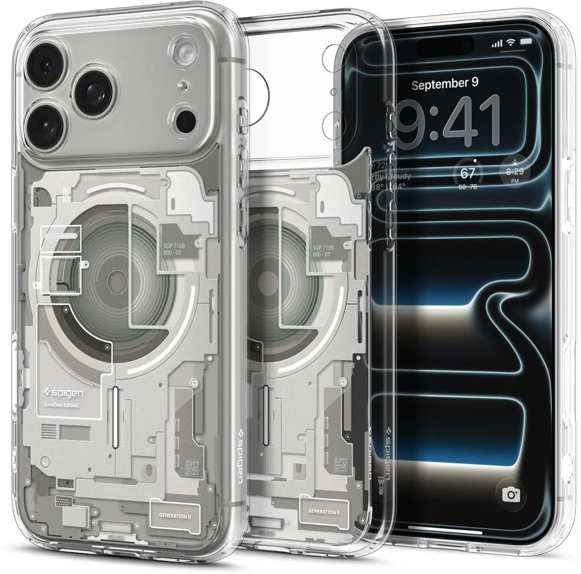 Spigen Ultra Hybrid MagFit iPhone 18 Pro / 17 Pro Hoesje MagSafe Titanium afbeelding 2