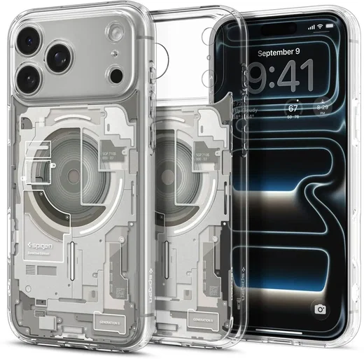 Spigen Ultra Hybrid MagFit iPhone 18 Pro / 17 Pro Hoesje MagSafe Titanium afbeelding 2