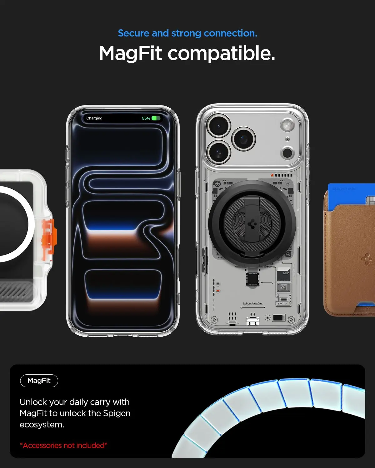 Spigen Ultra Hybrid MagFit iPhone 18 Pro / 17 Pro Hoesje MagSafe Neo One afbeelding 6