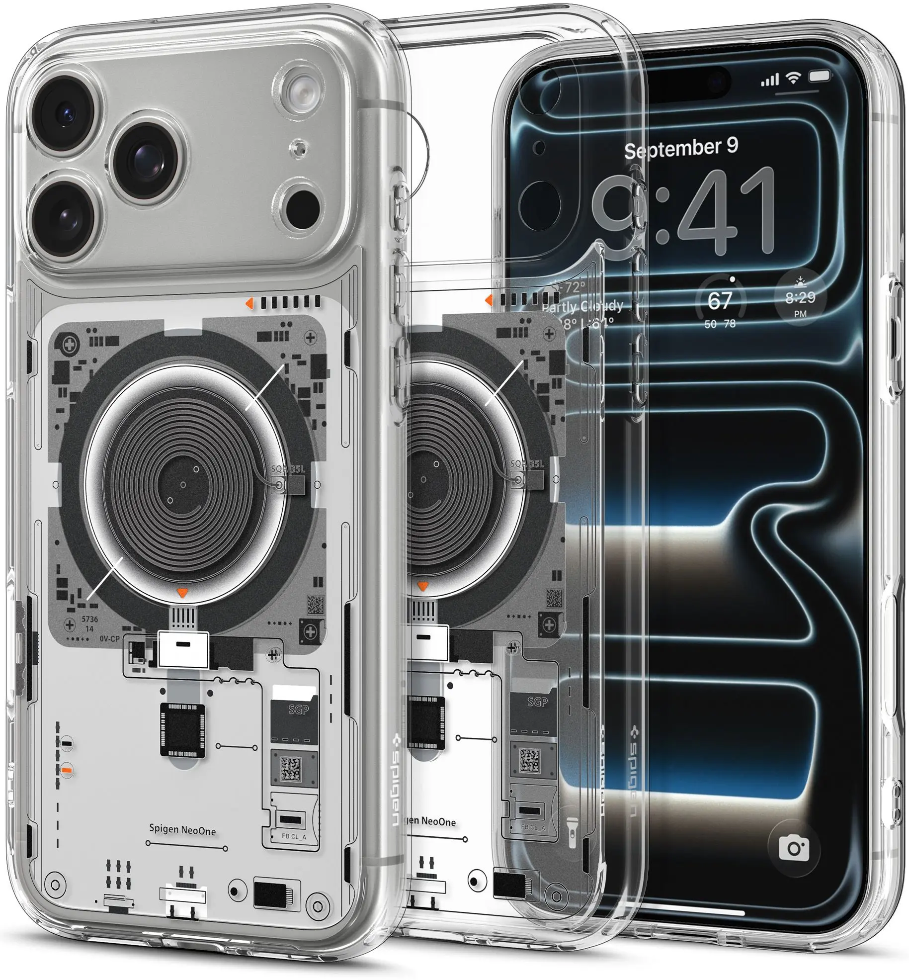 Spigen Ultra Hybrid MagFit iPhone 18 Pro / 17 Pro Hoesje MagSafe Neo One afbeelding 2