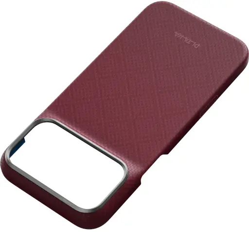 PITAKA Edge iPhone 18 Pro Max / 17 Pro Max Hoesje Magnetic Ultra Dun Burgundy afbeelding 3