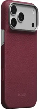 PITAKA Edge iPhone 18 Pro Max / 17 Pro Max Hoesje Magnetic Ultra Dun Burgundy