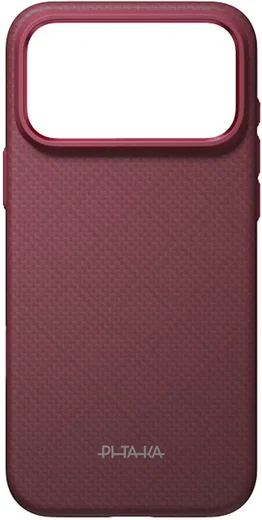 PITAKA Summa Apple iPhone 18 Pro Max / 17 Pro Max Hoesje 600D MagSafe Burgundy afbeelding 3