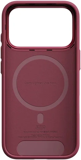 PITAKA Summa Apple iPhone 18 Pro Max / 17 Pro Max Hoesje 600D MagSafe Burgundy afbeelding 4