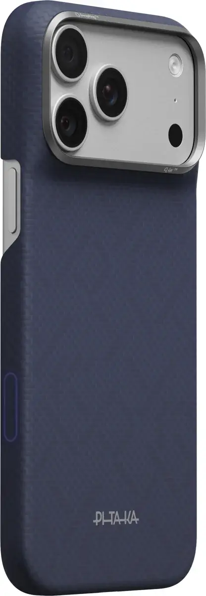 PITAKA Edge iPhone 18 Pro Max / 17 Pro Max Hoesje Magnetic Ultra Dun Donkerblauw afbeelding 1