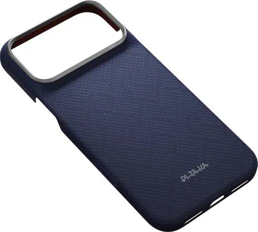 PITAKA Edge iPhone 18 Pro Max / 17 Pro Max Hoesje Magnetic Ultra Dun Donkerblauw afbeelding 6