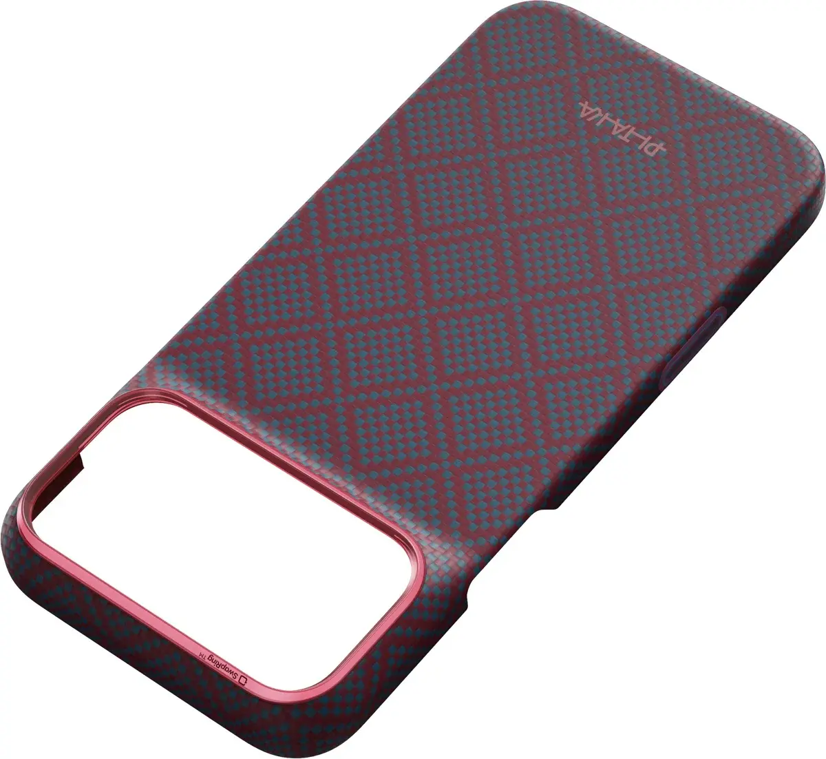 PITAKA Edge iPhone 18 Pro Max / 17 Pro Max Hoesje Magnetic Ultra Dun Blauw Rood afbeelding 2