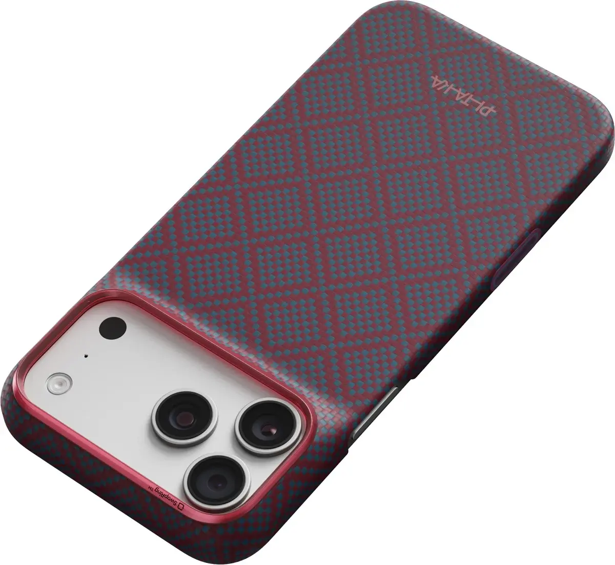 PITAKA Edge iPhone 18 Pro Max / 17 Pro Max Hoesje Magnetic Ultra Dun Blauw Rood afbeelding 5