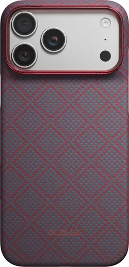 PITAKA Edge iPhone 18 Pro Max / 17 Pro Max Hoesje Magnetic Ultra Dun Blauw Rood afbeelding 7