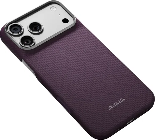 PITAKA Edge iPhone 18 Pro Max / 17 Pro Max Hoesje 600D Magnetic Ultra Dun Paars afbeelding 4