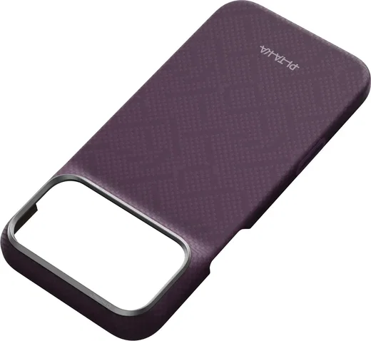 PITAKA Edge iPhone 18 Pro Max / 17 Pro Max Hoesje 600D Magnetic Ultra Dun Paars afbeelding 2
