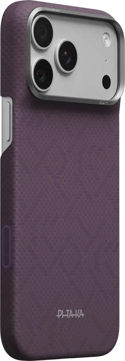 PITAKA Edge iPhone 18 Pro Max / 17 Pro Max Hoesje 600D Magnetic Ultra Dun Paars afbeelding 1