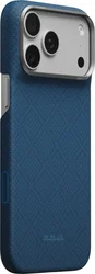 PITAKA Edge iPhone 18 Pro Max / 17 Pro Max Hoesje 600D Magnetic Ultra Dun Blauw afbeelding