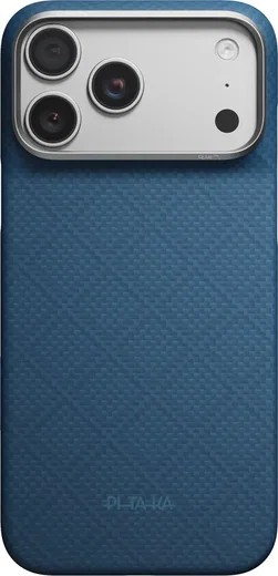 PITAKA Edge iPhone 18 Pro Max / 17 Pro Max Hoesje 600D Magnetic Ultra Dun Blauw afbeelding 2