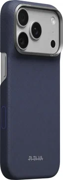 PITAKA Edge iPhone 18 Pro / 17 Pro Hoesje 600D Magnetic Ultra Dun Donkerblauw