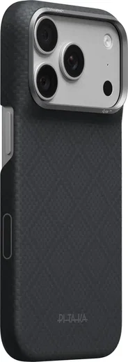 PITAKA Edge iPhone 18 Pro / 17 Pro Hoesje 600D Magnetic Ultra Dun Zwart afbeelding 1