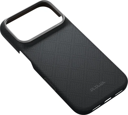 PITAKA Edge iPhone 18 Pro / 17 Pro Hoesje 600D Magnetic Ultra Dun Zwart afbeelding 6