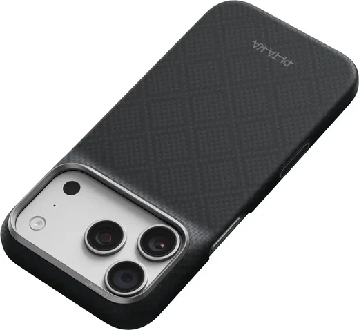 PITAKA Edge iPhone 18 Pro / 17 Pro Hoesje 600D Magnetic Ultra Dun Zwart afbeelding 5