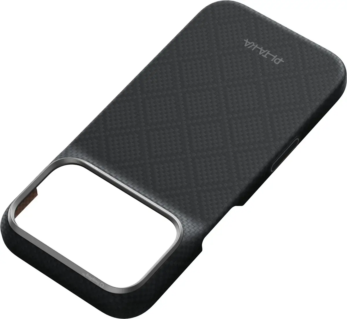PITAKA Edge iPhone 18 Pro / 17 Pro Hoesje 600D Magnetic Ultra Dun Zwart afbeelding 2