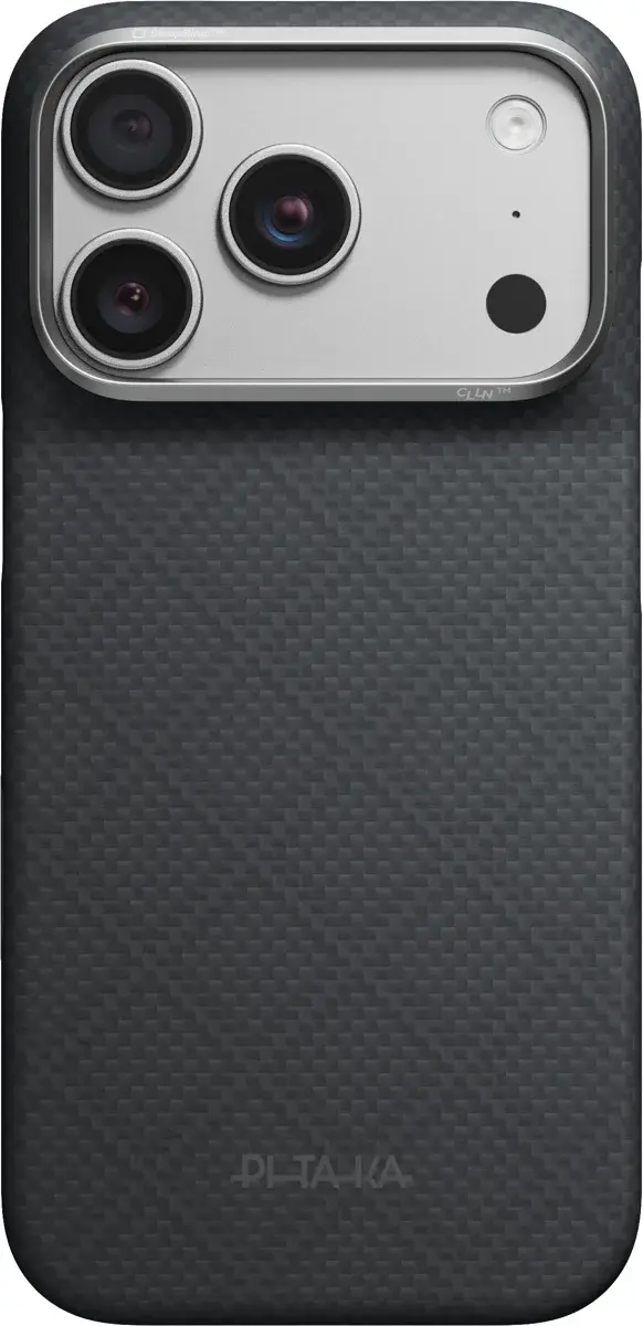 PITAKA Edge iPhone 18 Pro / 17 Pro Hoesje 600D Magnetic Ultra Dun Zwart afbeelding 7