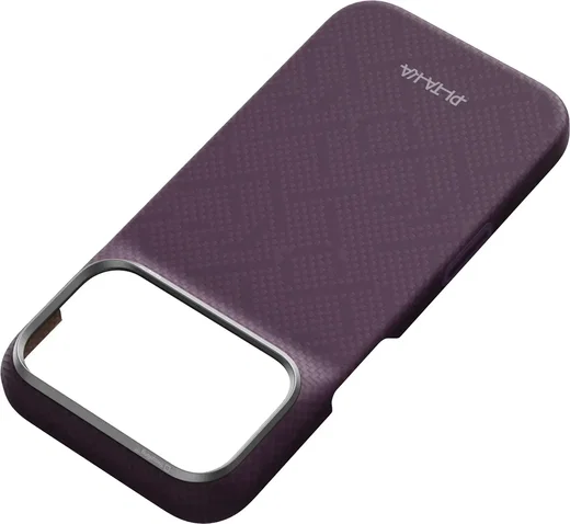 PITAKA Edge iPhone 18 Pro / 17 Pro Hoesje 600D Magnetic Ultra Dun Paars afbeelding 3