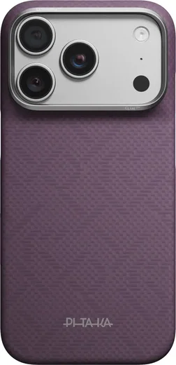 PITAKA Edge iPhone 18 Pro / 17 Pro Hoesje 600D Magnetic Ultra Dun Paars afbeelding 7