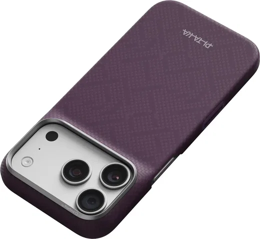 PITAKA Edge iPhone 18 Pro / 17 Pro Hoesje 600D Magnetic Ultra Dun Paars afbeelding 6