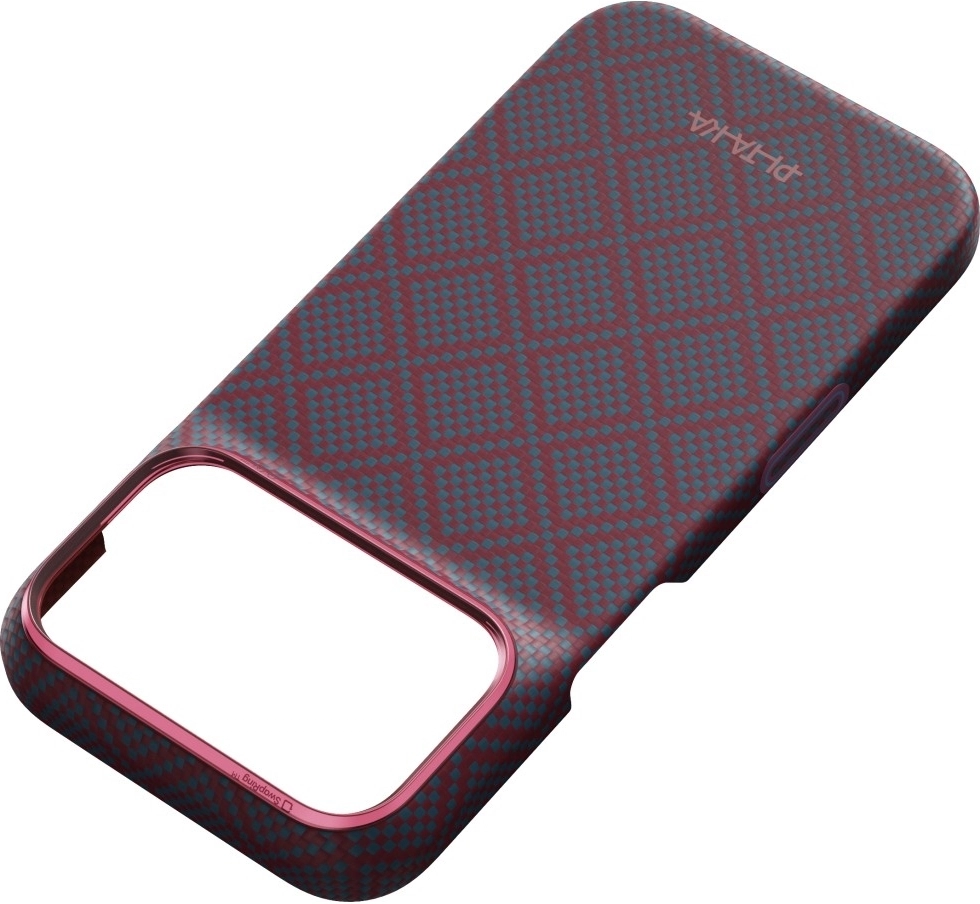 PITAKA Edge iPhone 18 Pro / 17 Pro Hoesje 600D Magnetic Ultra Dun Blauw Rood afbeelding 9