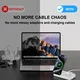 4smarts 4-in-1 Qi2 Draadloze MagSafe Oplader Smartphone/Apple Watch/AirPods Wit afbeelding 4
