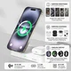 4smarts 4-in-1 Qi2 Draadloze MagSafe Oplader Smartphone/Apple Watch/AirPods Wit afbeelding 5