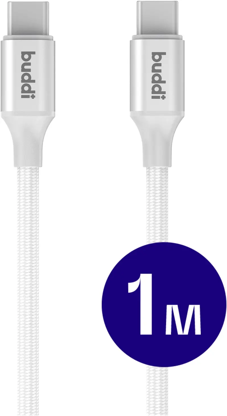 Originele Apple 40W USB-C Oplader met Buddi USB-C Kabel 1M Wit afbeelding 3