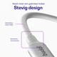 Originele Apple 40W USB-C Oplader met Buddi USB-C Kabel 3M Wit afbeelding 5