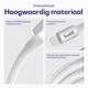 Buddi Power 25W Power Adapter USB-C Oplader met 20W Lightning Kabel 0,3M Wit afbeelding 2