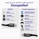 Buddi Power 25W Power Adapter USB-C Oplader met Micro-USB Kabel 1M Grijs afbeelding 7