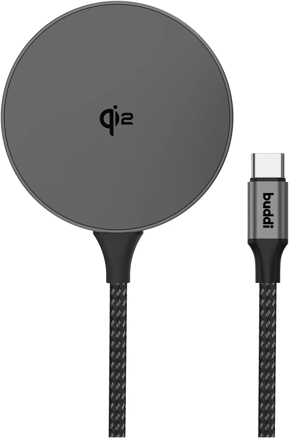 Buddi Power Qi2 / MagSafe Oplader 15W met 25W USB-C Adapter 1,5M Grijs afbeelding 14